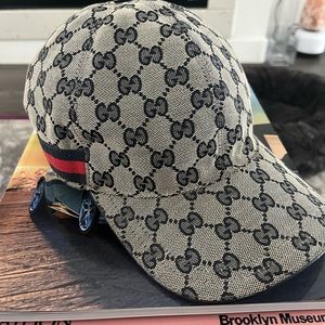 ORIGINAL GG CANVAS BASEBALL HAT WITH WEB